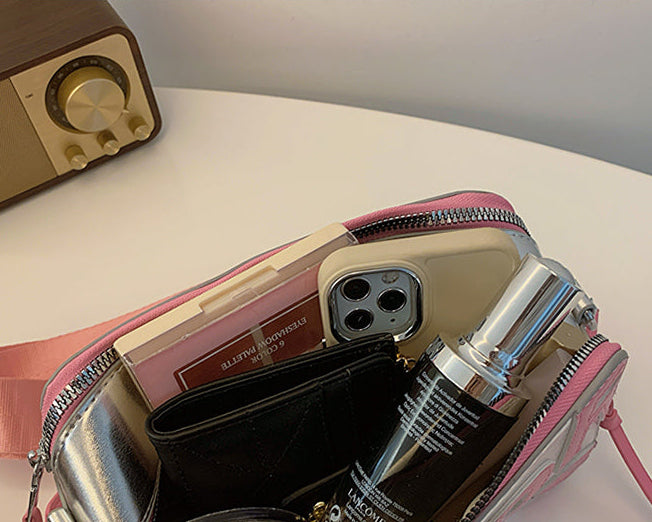 Color Vibes Camera Crossbody Bag