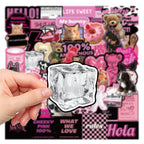 Black & Pink Sticker Pack