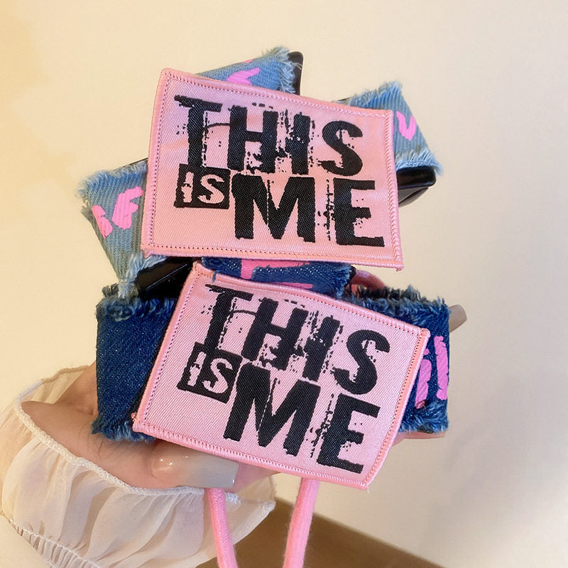 THIS IS ME Denim Hair Clip