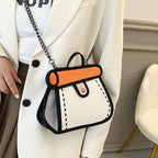 Doodle Sketch Crossbody Bag