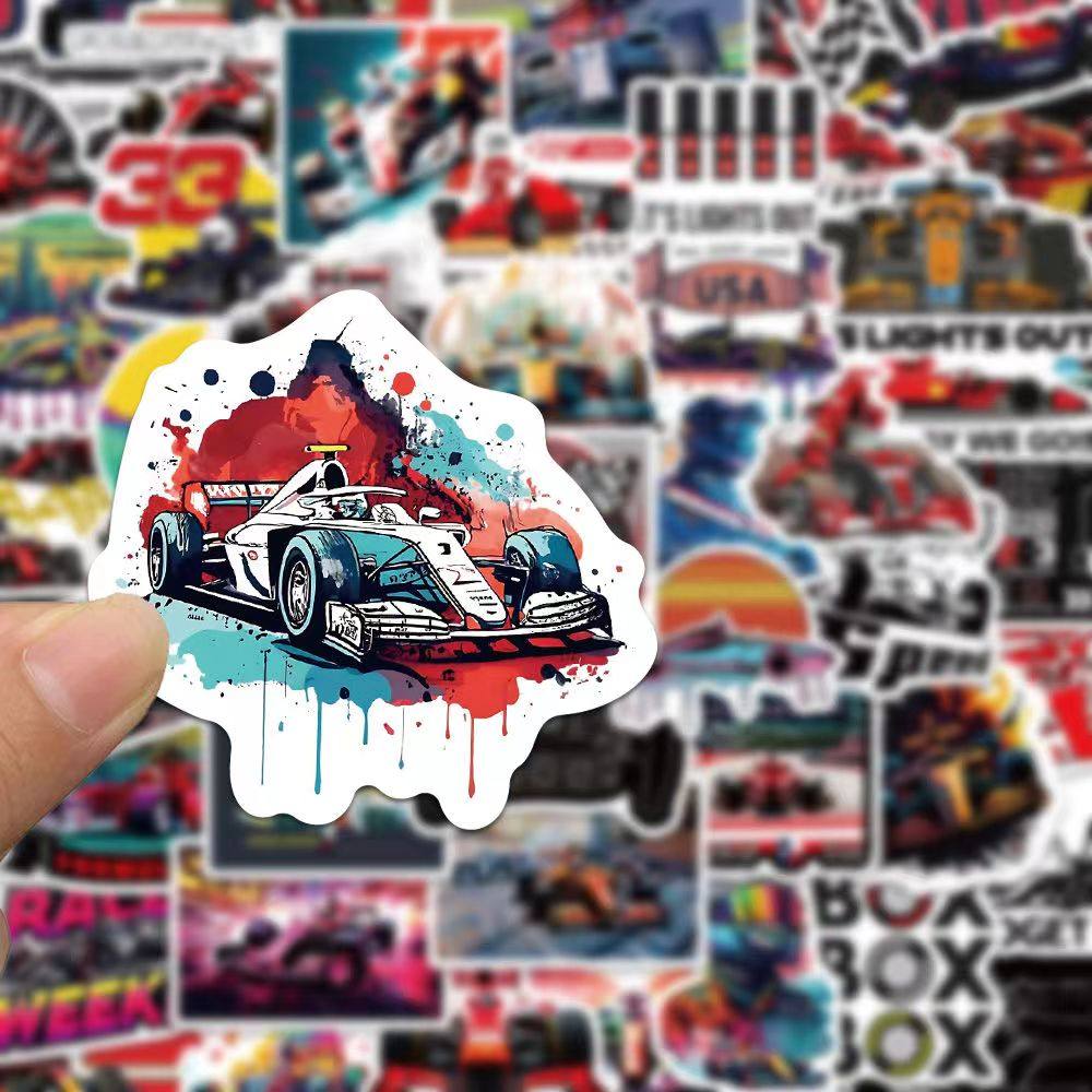 F1 Racing Stickers Pack