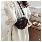 Gothic Heart Crossbody Bag