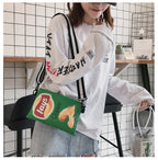 Crisp Chip Bag Novelty Sling Bag