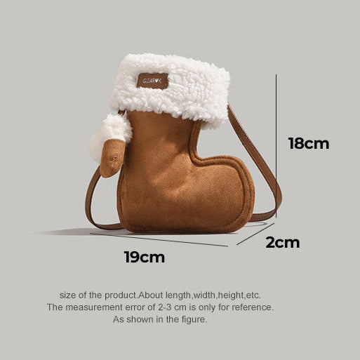 Cozy Boot Mini Crossbody Bag