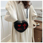 Gothic Heart Crossbody Bag