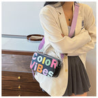 Color Vibes Camera Crossbody Bag