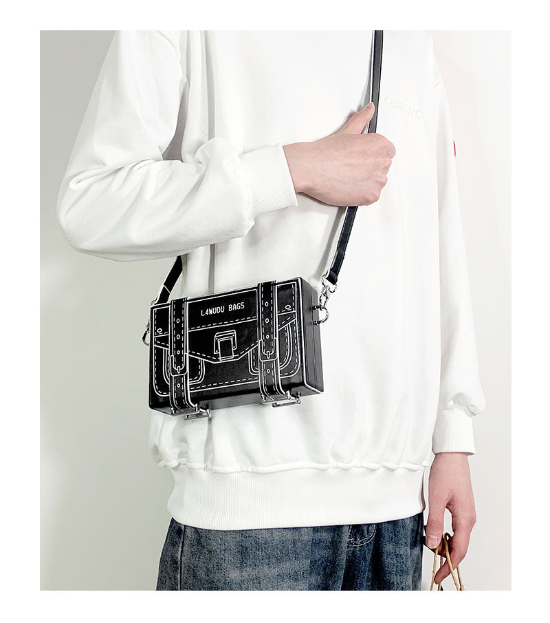 Doodle Lines Crossbody Bag