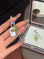 Lucky Four-Leaf Clover Phone Charm