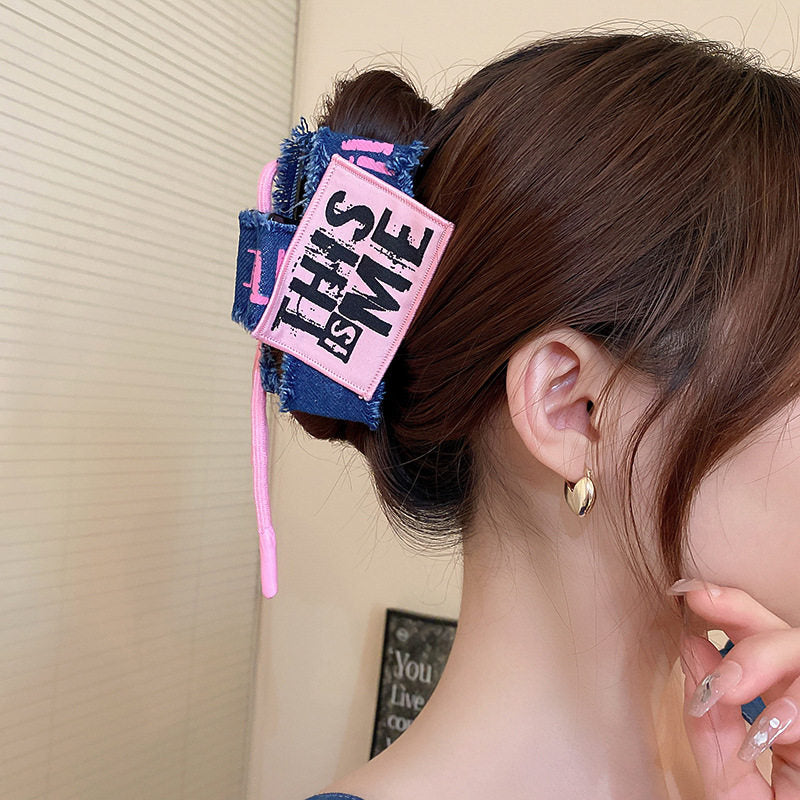 THIS IS ME Denim Hair Clip