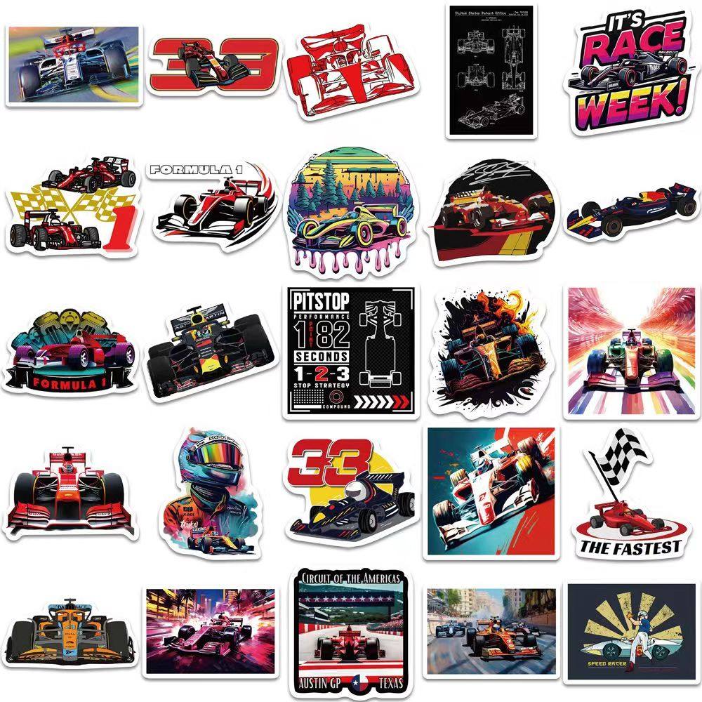 F1 Racing Stickers Pack