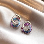 Galaxy Nebula Hoop Earrings