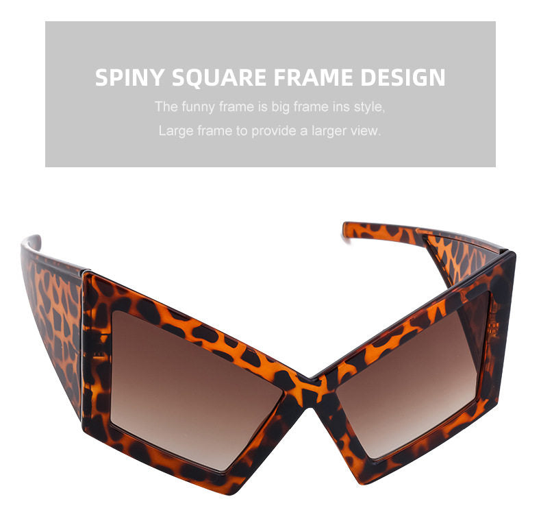 Geometric Oversized Sunglasses