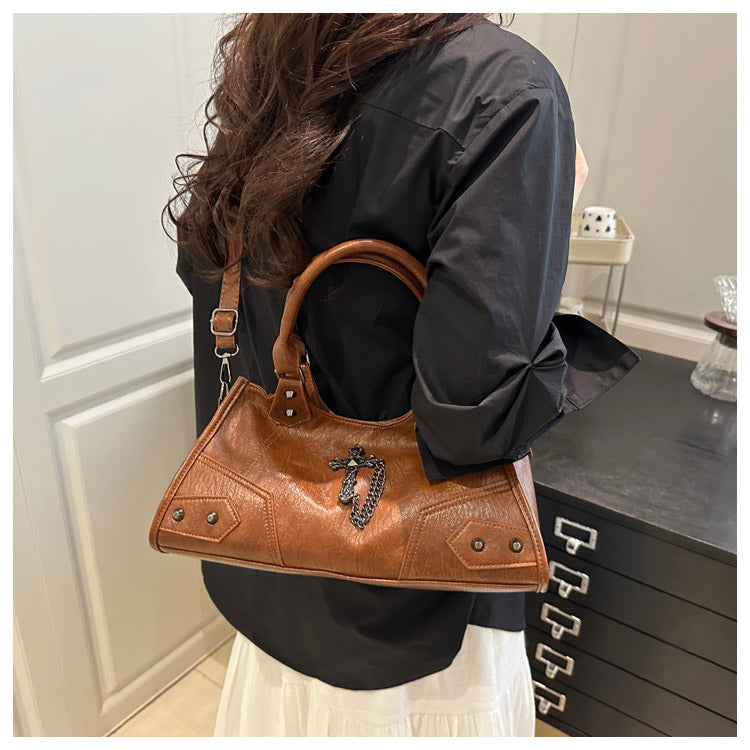 Gothic Cross Hobo Bag