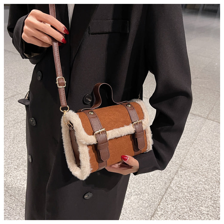 Vintage British Cross Body Tote Bag