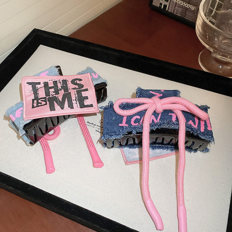 THIS IS ME Denim Hair Clip