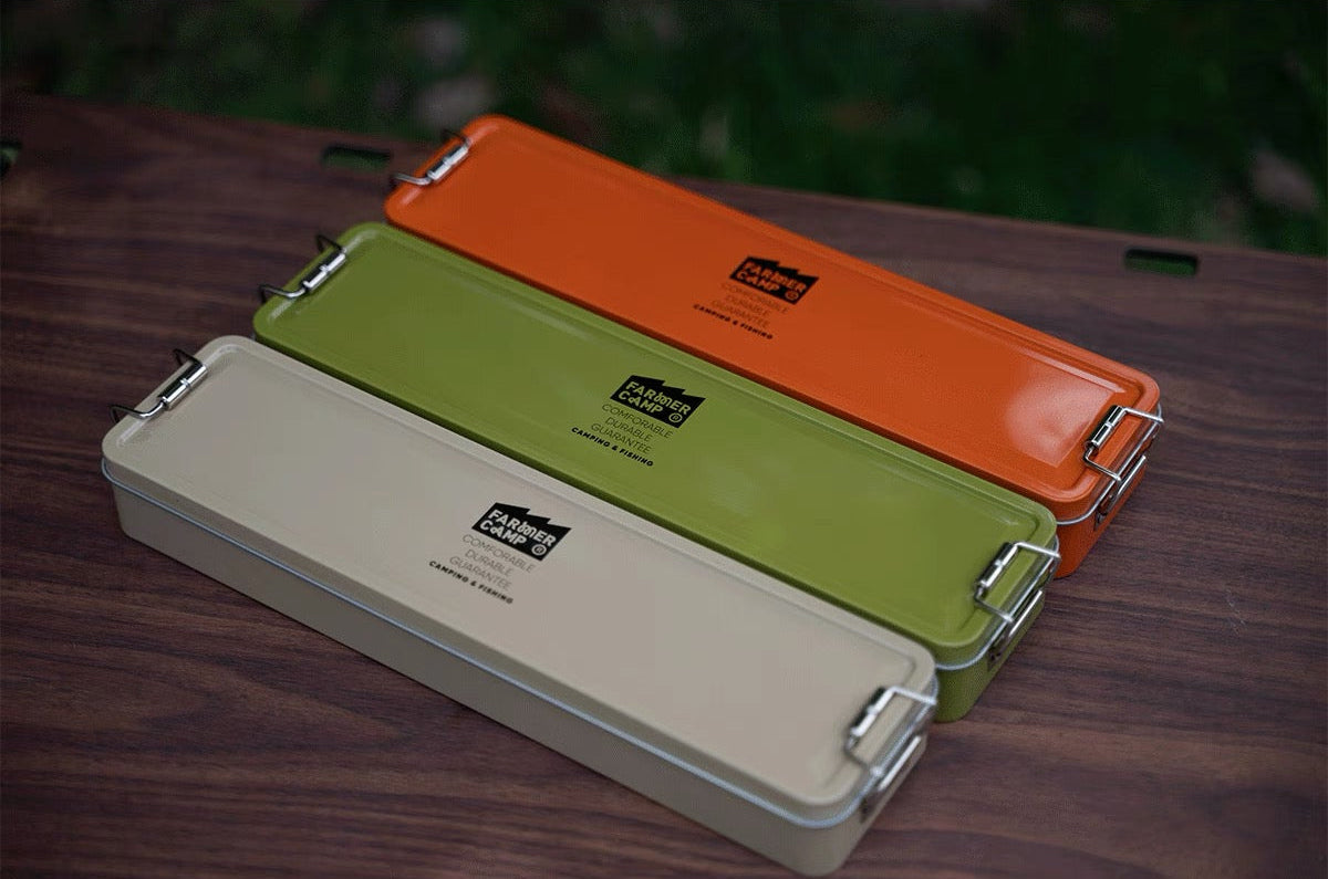 Vibrant Iron Storage Tin