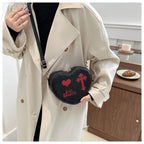 Gothic Heart Crossbody Bag