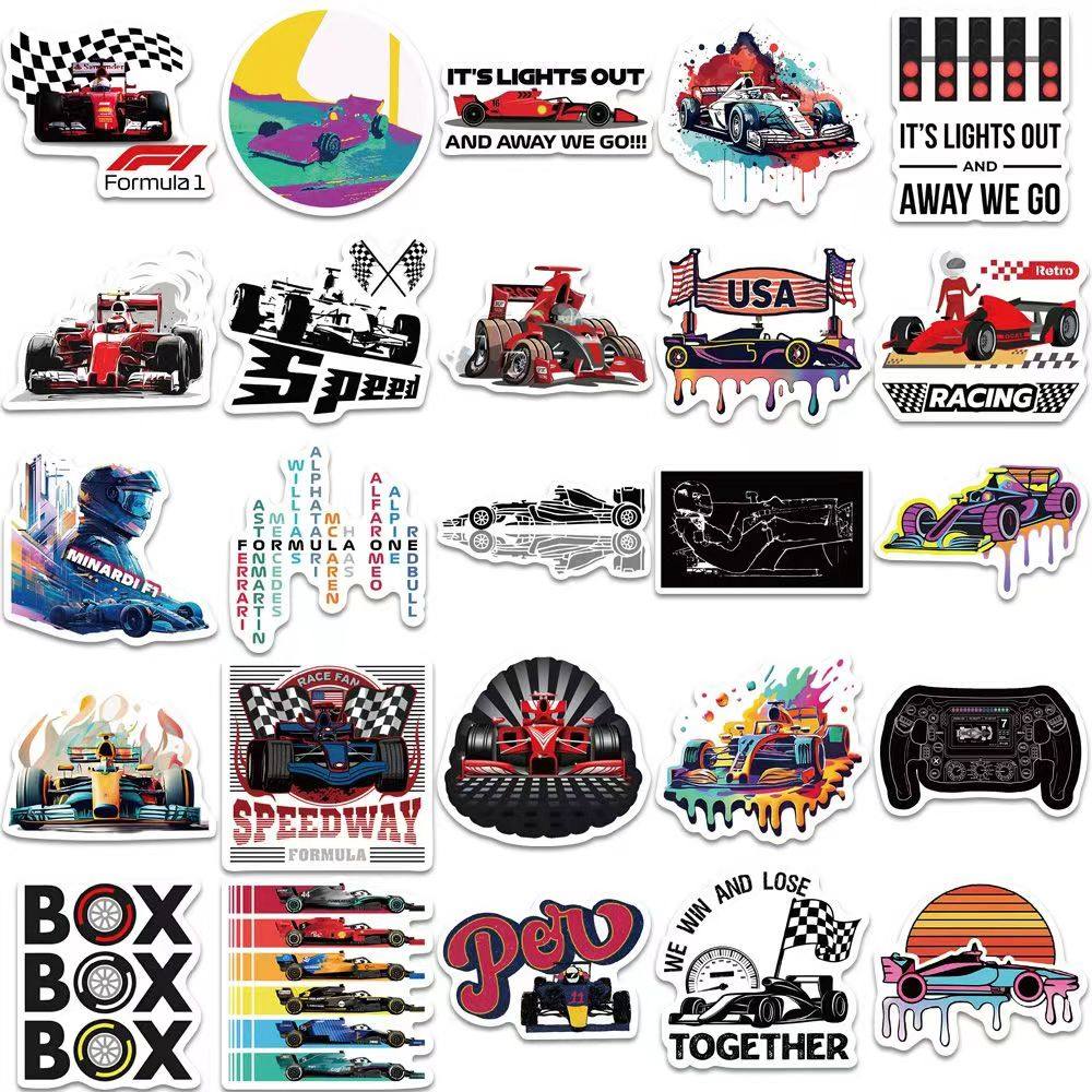 F1 Racing Stickers Pack