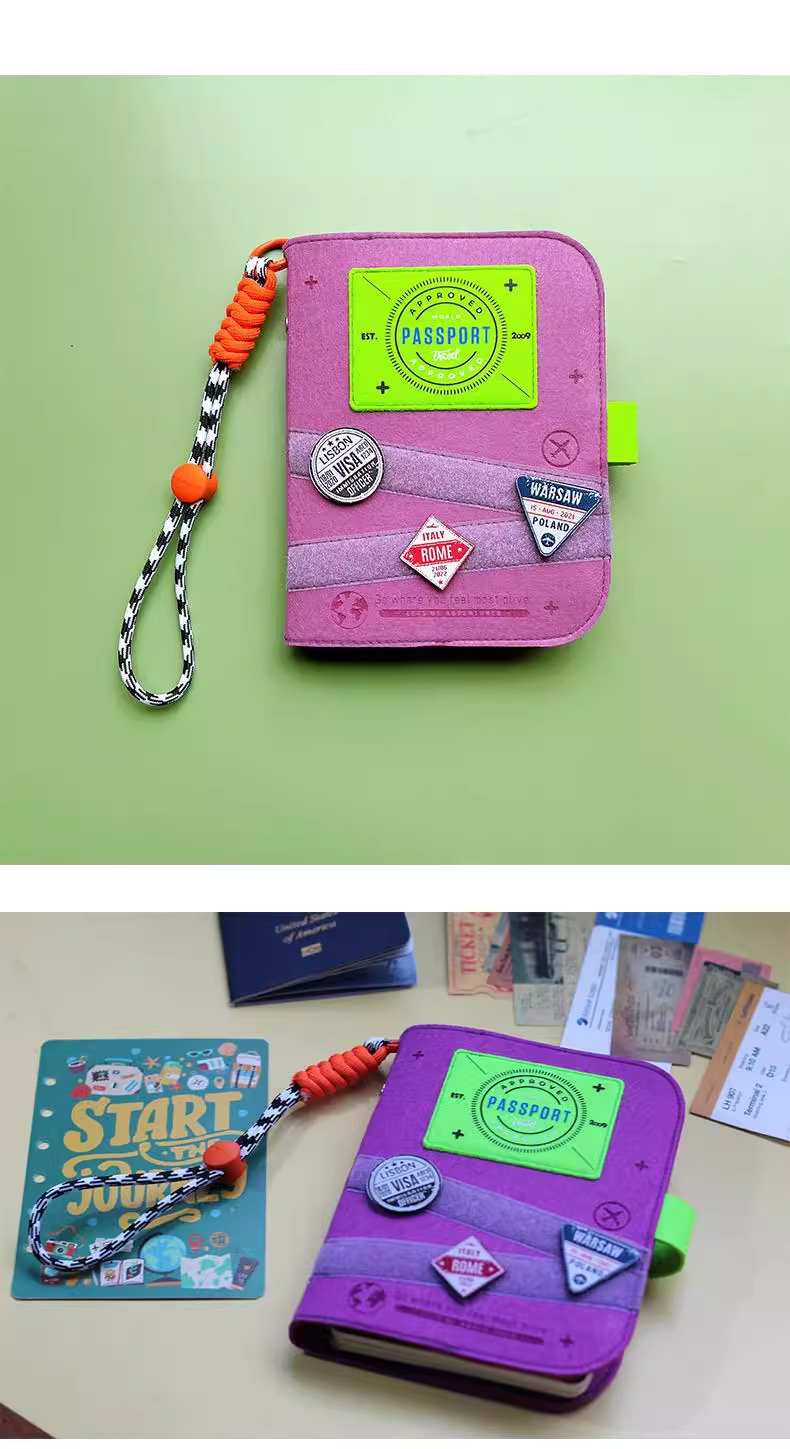 Felt Cover Traveler's Journal