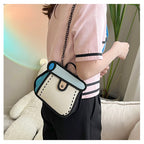 Doodle Sketch Crossbody Bag