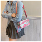 Color Vibes Camera Crossbody Bag