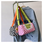 Checkerboard Pillow Sling Bag