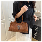 Gothic Cross Hobo Bag