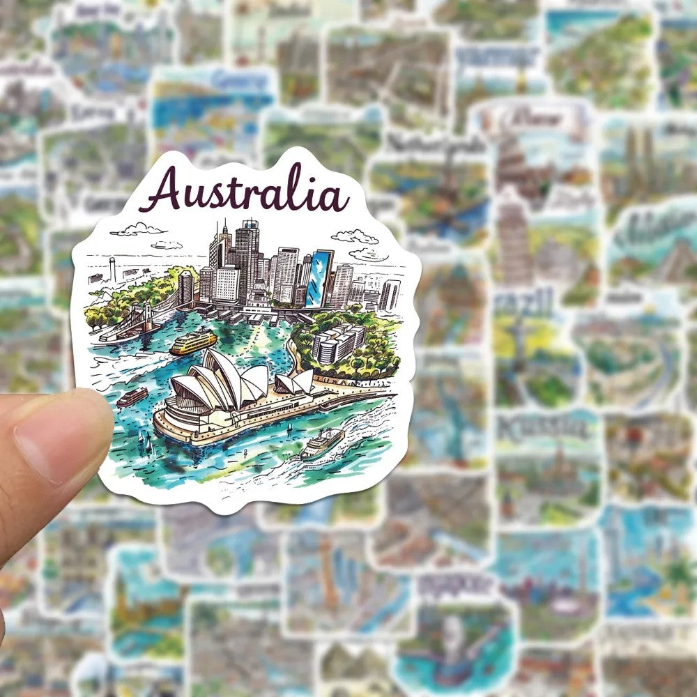 World Travel Sticker Pack
