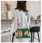 Crisp Chip Bag Novelty Sling Bag