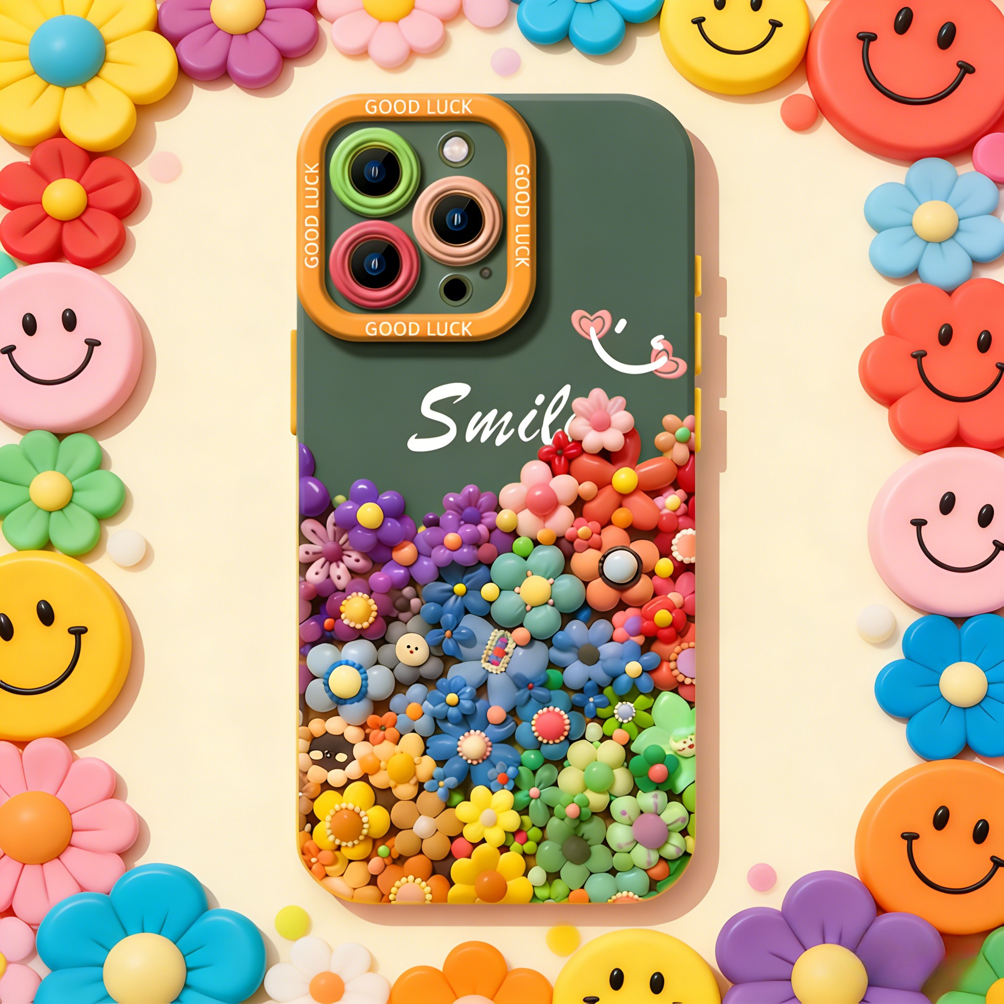 3D Effect Sunflower Phone Case