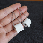 Toilet Paper Roll Earrings