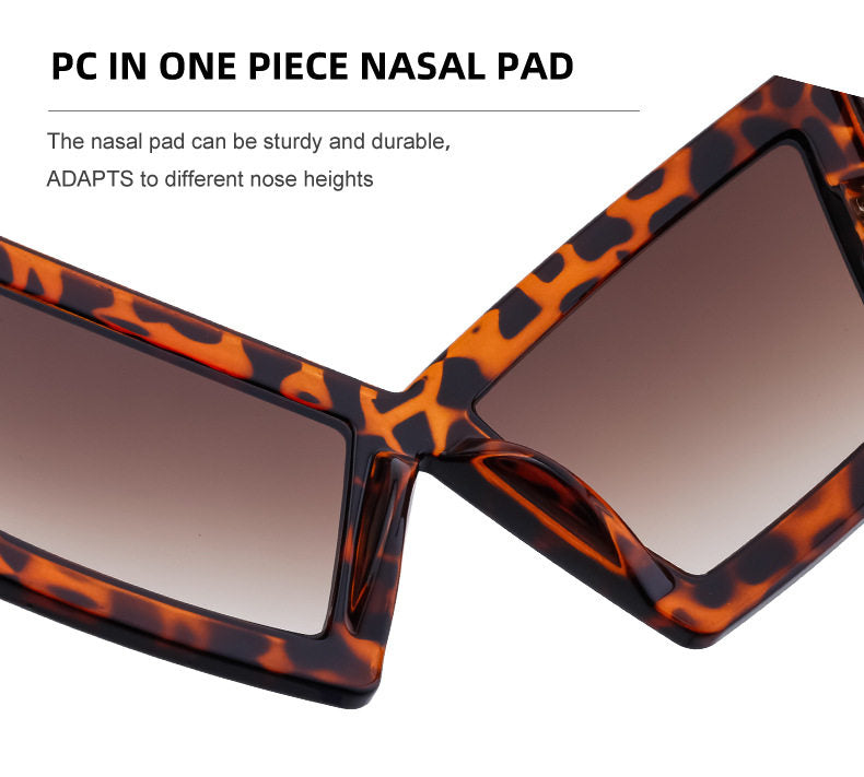 Geometric Oversized Sunglasses