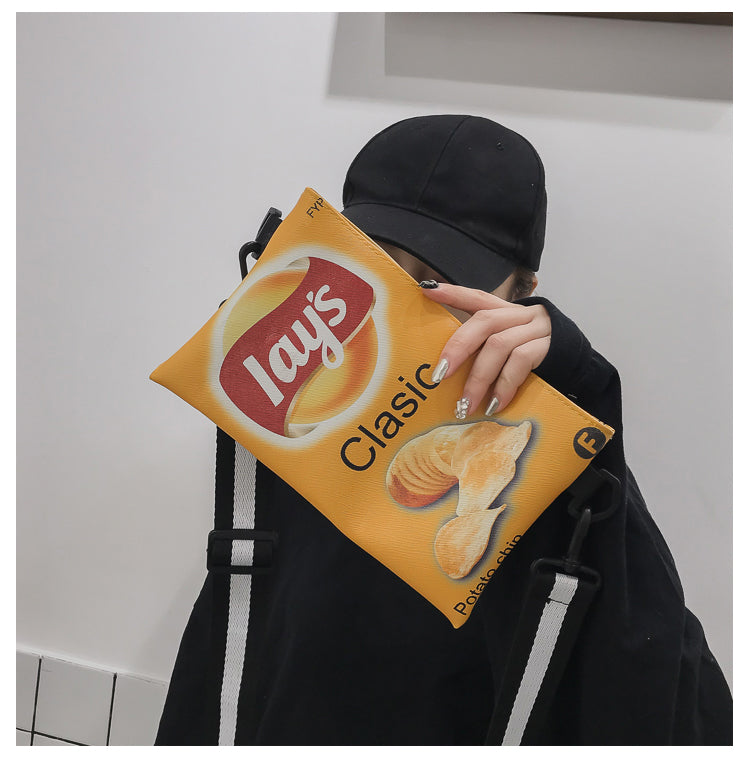 Crisp Chip Bag Novelty Sling Bag