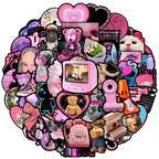 Black Pink Gothic Sticker Pack