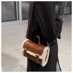 Vintage British Cross Body Tote Bag