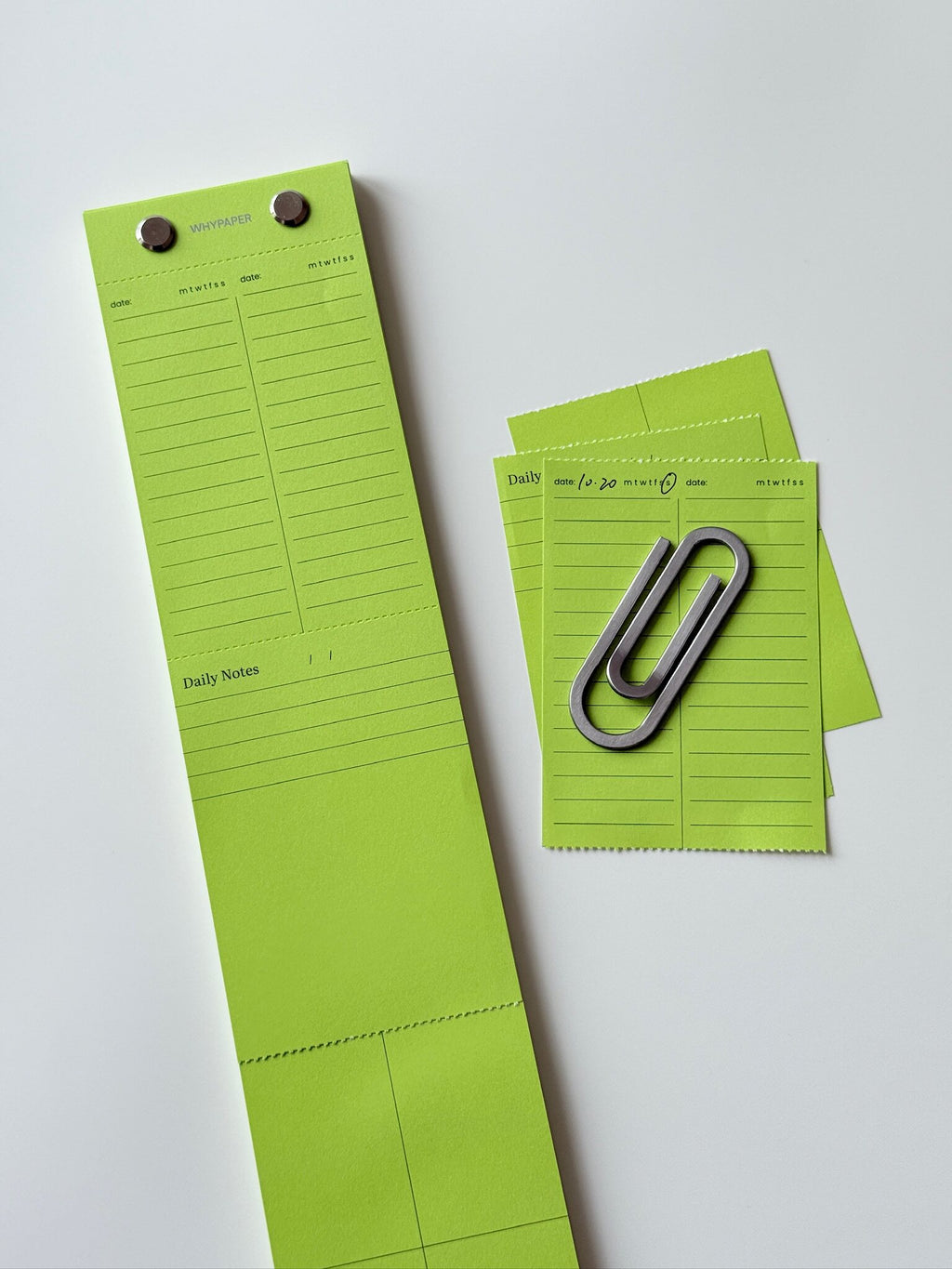 Long Strip 3-Section Memo Pad