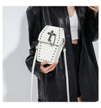 Dark Gothic Cross Phone Bag