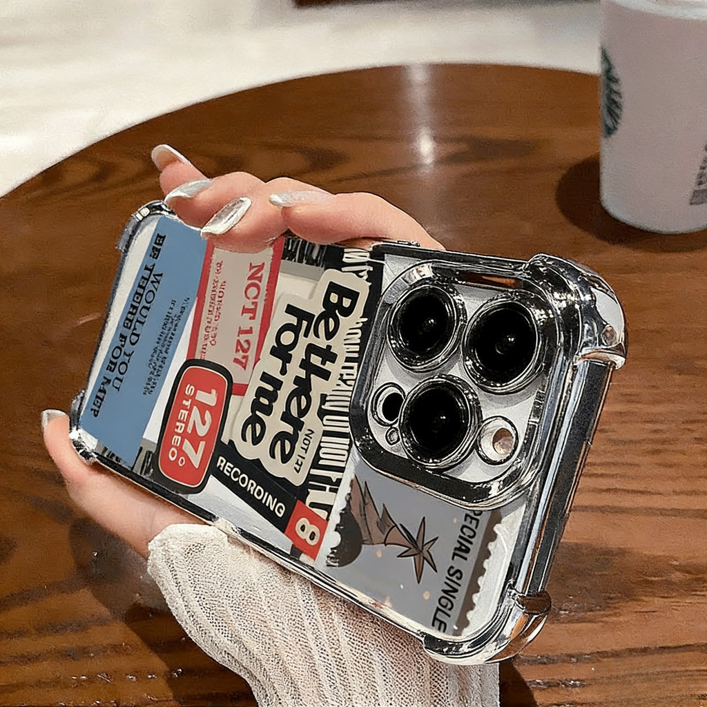 Vintage Sticker Phone Case