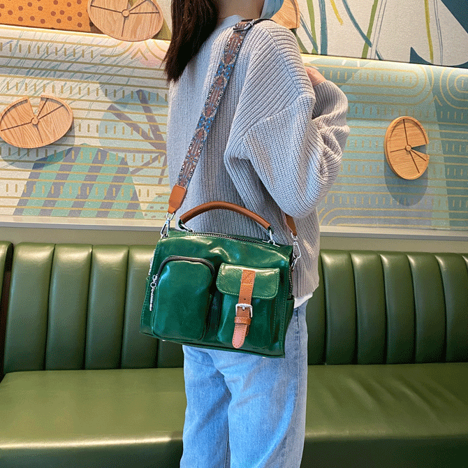 British Style Vintage Cross Body Bag