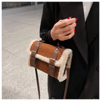 Vintage British Cross Body Tote Bag