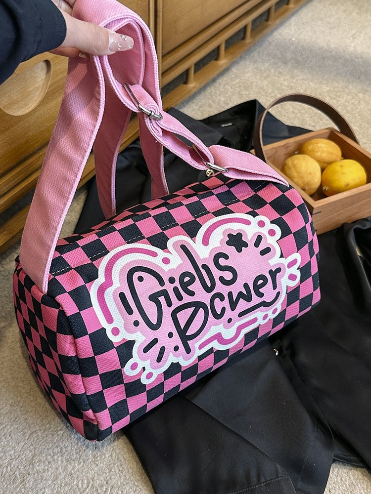 Checkerboard Pillow Sling Bag