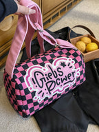 Checkerboard Pillow Sling Bag
