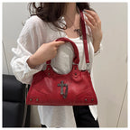 Gothic Cross Hobo Bag