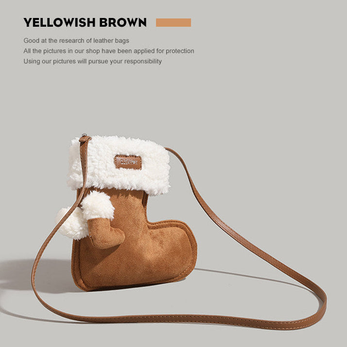 Cozy Boot Mini Crossbody Bag