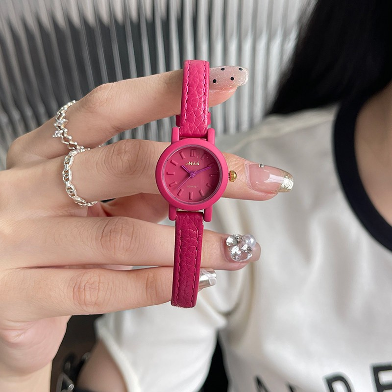 Light Luxury Quartz Watch - Sweet Pink for Daily Wear