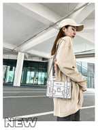 Doodle Lines Crossbody Bag