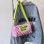 Checkerboard Pillow Sling Bag
