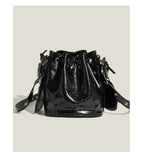 Punk Drawstring Bucket Bag