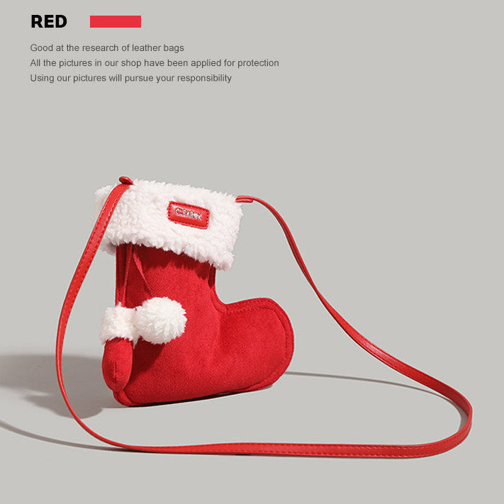 Cozy Boot Mini Crossbody Bag