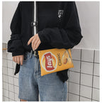 Crisp Chip Bag Novelty Sling Bag